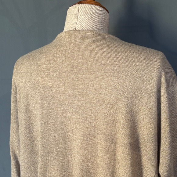 NEW Eskandar 100% Cashmere Bateau Tunic Dress‎ | Size 0 (S–M) | Oatmeal - Picture 5 of 13